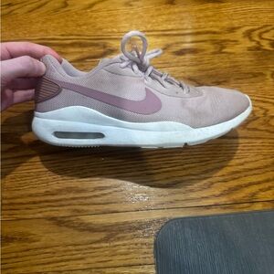 Nike Women's Mauve and White Sneakers
